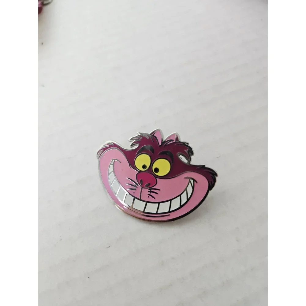 Disney Cheshire Cat Alice Wonderland pin and bag charm lot